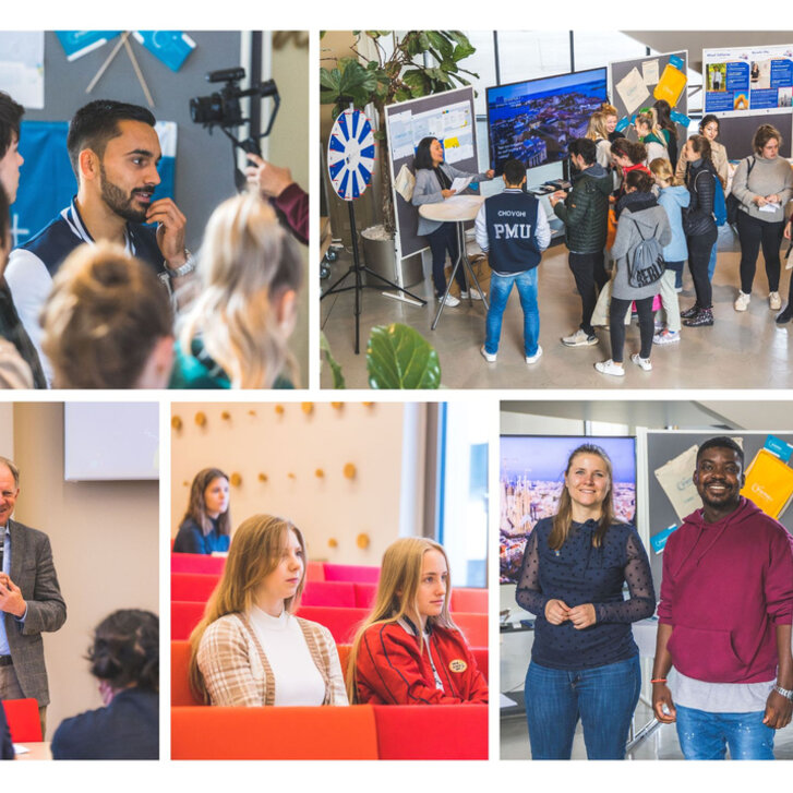 PMU goes international: Großes Interesse beim Erasmus Day 2022
