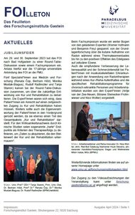 FOIlleton 04-2024 FOIlleton 2. Ausgabe