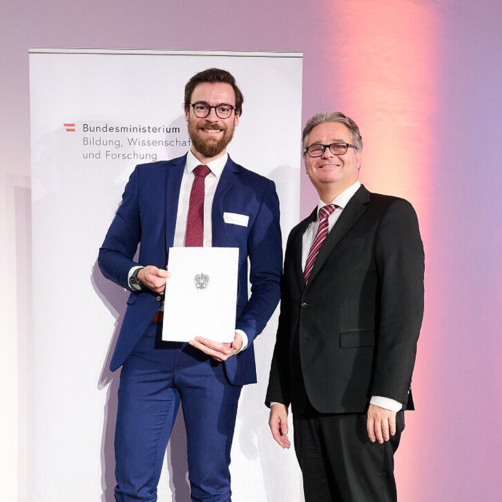 Lukas Zell, Gewinner des Award of Excellence 2024