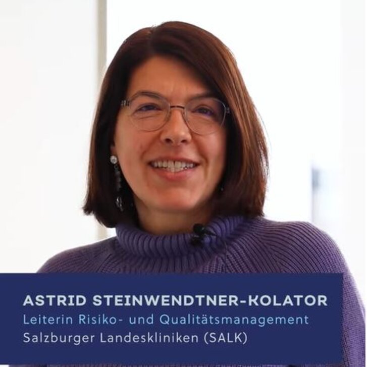 Astrid Steinwendtner-Kolator, Leiterin des Qualitäts- und Rismanagements des Uniklinikum Salzburgs