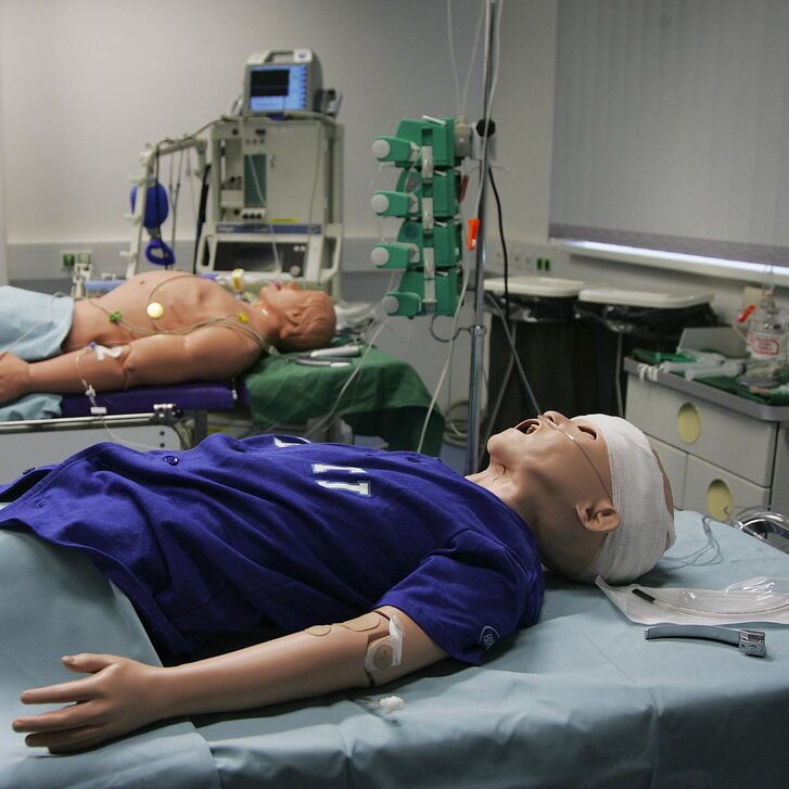 Simulationsdummies im Simulationszentrum