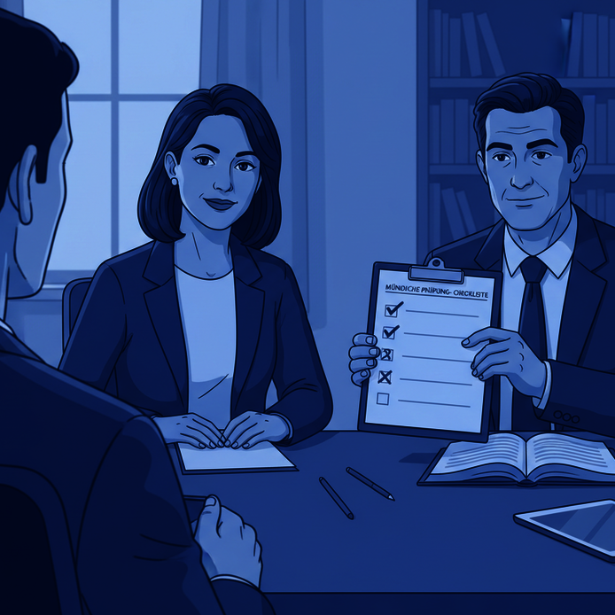 mündliche Prüfungssituation