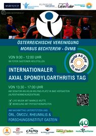 Internationaler Axial Spondyloarthritis Tag; 3. Mai 2025