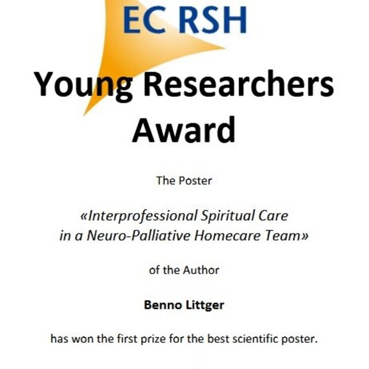 ECRSH 2026, Young Researchers Award, B. Littger ECRSH 2026, Young Researchers Award, B. Littger