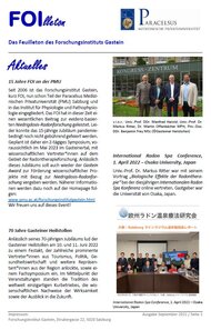 FOIlleton 1. Ausgabe