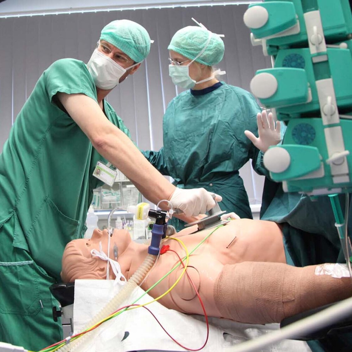 PMU Open House: Simulationszentrum: Trainiere wie ein Profi